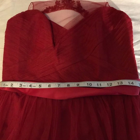 Red Tulle party dress - Picture 6 of 8